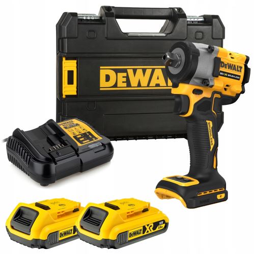 DEWALT Akkus ütvecsavarozó (2x2Ah) 18V (1/2"), 2x akkumulátor DCF922D2T