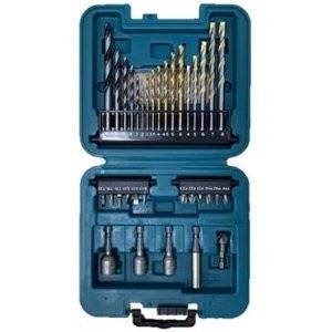 MAKITA bit és fúró készlet 34 db B-68498 műanyag tokban