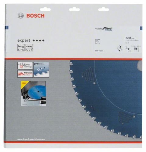 BOSCH körfűrészlap Expert for Steel 305 x 25,4 x 2,6 mm, 60 2608643060