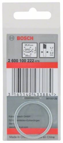 BOSCH szűkítő gyűrű fűrészlapokhoz 30 x 25,4 x 1,5 mm 2600100222