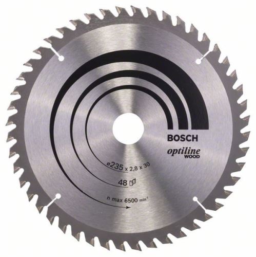 BOSCH fűrészlap Optiline Wood 235 x 30/25 x 2,8 mm, 48 2608640727