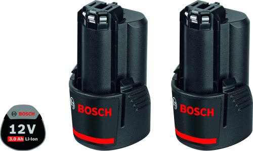 Bosch Akkumulátor 2x GBA 12V 3.0Ah 1600A00X7D