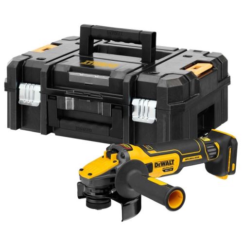 DEWALT Akkus akkus sarokcsiszoló 18 V DCG409 + Tstak (akkumulátor nélküli változat) DCG409NT