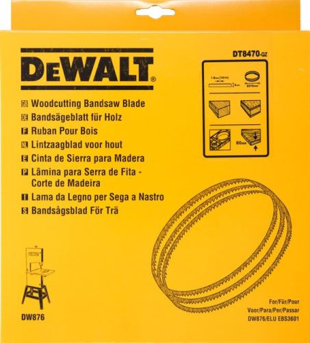 DEWALT Fűrészszalag fához és műanyaghoz, faragáshoz, szélessége 4 mm DT8470