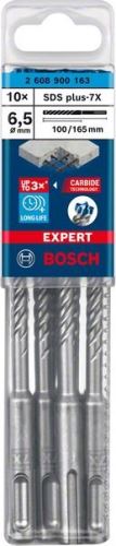 BOSCH EXPERT fúrószár SDS plus-7X, 6,5x100x165 10 db 2608900163