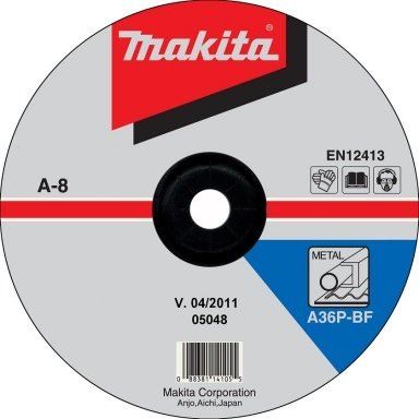 MAKITA köszörűkorong acél 150x6x22,23 mm A-84981