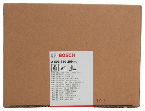 BOSCH Védőburkolat 180 mm-es osztáshoz, 2605510299 kóddal