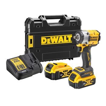 DEWALT Aku Impact meghajtó 1/2", 2x 5Ah akkumulátor, szíjjal DCF921P2LRT