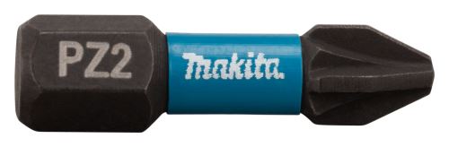 MAKITA torziós bit 1/4" IMPACT BLACK PZ2, 25 mm 2 db B-63644