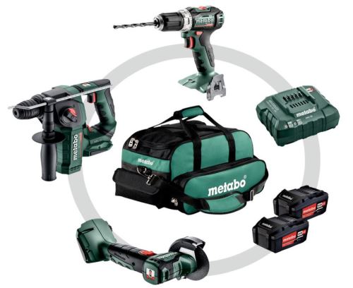 Metabo COMBO SET 3.1.1 18 V vezeték nélküli gépek készletben 691174000