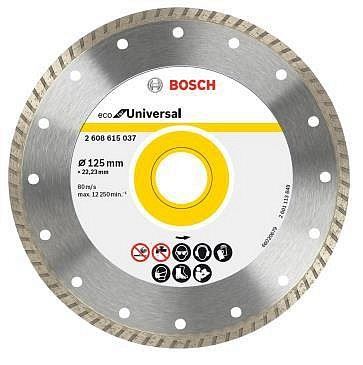 BOSCH gyémánt vágótárcsa ECO Univerzálishoz 125x22,23x2,4x7 2608615037