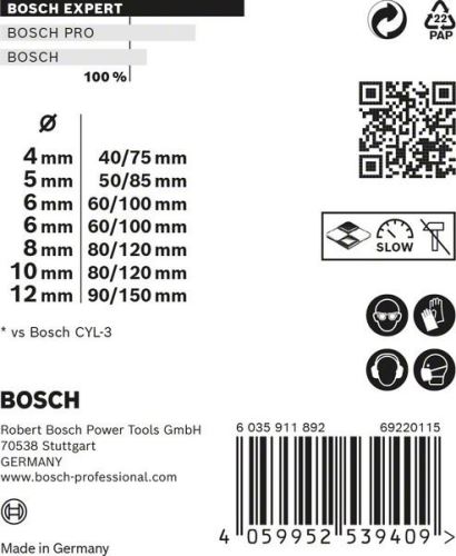 BOSCH EXPERT CYL-9 MultiConstruction 4/5/6/6/8/10/12 (7 db) 2608900647