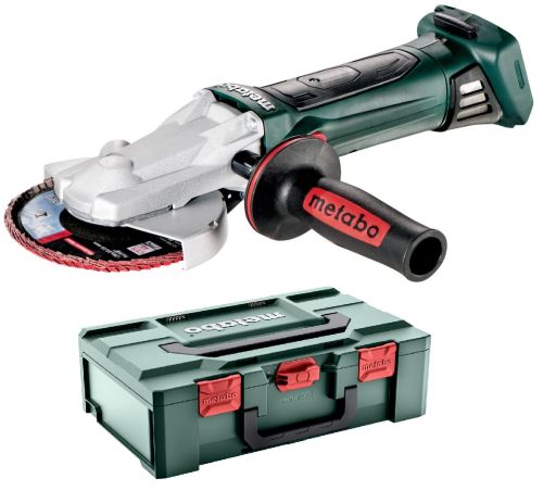 Metabo Akkus sarokcsiszoló lapos fejjel WF 18 LTX 125 Quick 601306840