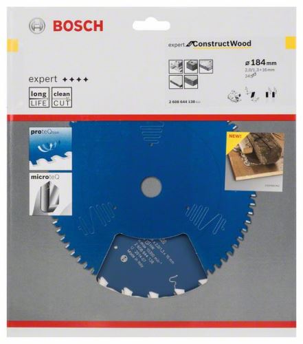 BOSCH Expert fűrészlap építőipari fához 184 x 16 x 2,0 mm, 24 2608644138