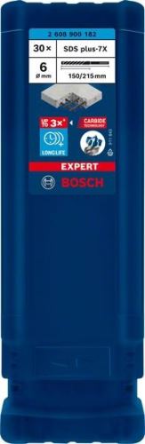 BOSCH EXPERT fúrószár SDS plus-7X, 6x150x215 30 db 2608900182