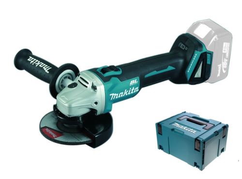 Makita Akkus sarokcsiszoló 125mm Li-ion LXT 18V, Makpac, akkumulátor nélkül DGA506ZJ