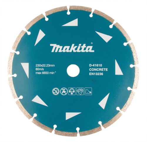 MAKITA szegmentált gyémánt vágótárcsa 230x22,23 mm D-41610