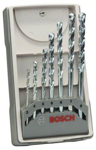 BOSCH 7 részes kőfúró készlet CYL-1 3; 4; 5; 5,5; 6; 7; 8 mm 2607017035