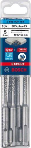 BOSCH EXPERT fúrógép SDS plus-7X, 5x100x165 10 db 2608900158