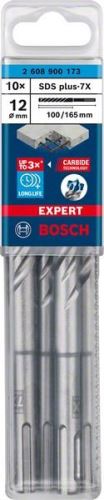 BOSCH EXPERT fúrógép SDS plus-7X, 12x100x165 10 db 2608900173