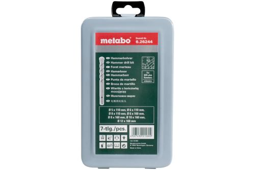 METABO SDS Plus klasszikus fúrókészlet (7 db) 626244000