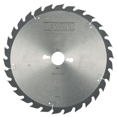 DEWALT fűrészlap ATB 20° 250 x 30 mm, 30 fog, univerzális vágás DT4226