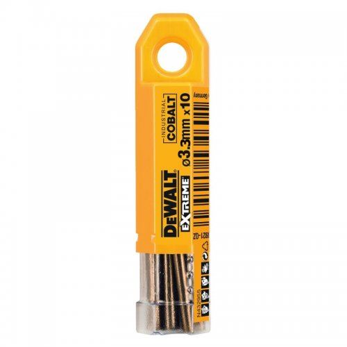 DEWALT Fúrószárak fémhez HSS-E COBALT 3,3 x 65 mm (10 db) DT4922