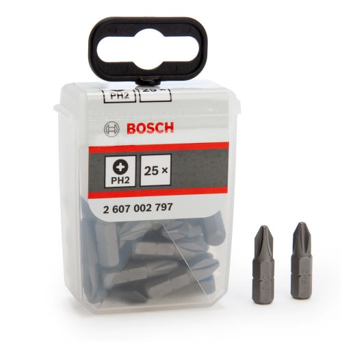 BOSCH bitkészlet ExH PH2 25 mm, 25 db, Tic Tac 2607002797