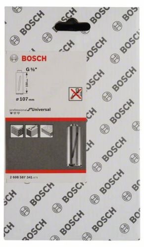 BOSCH száraz gyémánt fúrószár G 1/2" 107mm, 150mm, 6 szegmens, 7mm 2608587341