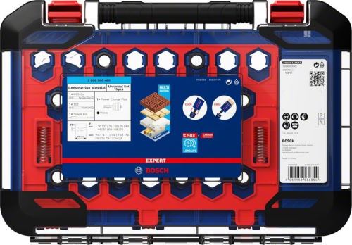 BOSCH EXPERT lyukasztókészlet Építőipari Mat.20-76, 15 db 2608900489