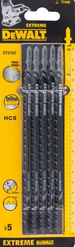 DEWALT HCS fűrészlap fához, forgácshoz 120 mm-ig (5 db) DT2167