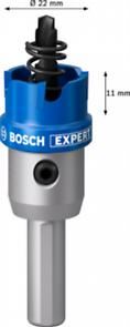 BOSCH EXPERT keményfém lyukasztó fémlemez 22mm 2608901405