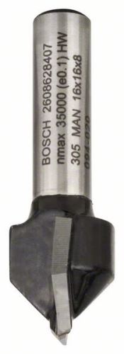 BOSCH V alakú horonyvágó 8 mm, D1 16 mm, L 16 mm, G 45 mm, 90° 2608628407