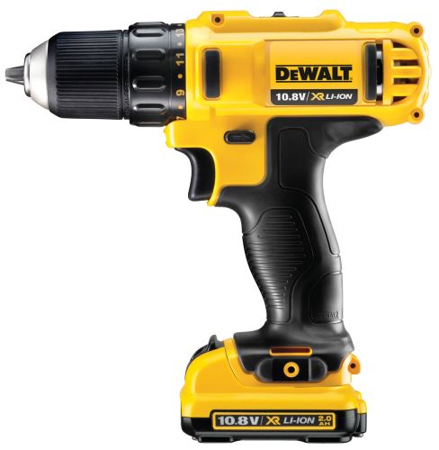 DEWALT akkus fúró/csavarhúzó 10,8V CS Li-Ion XR 2x2,0 Ah DCD710D2