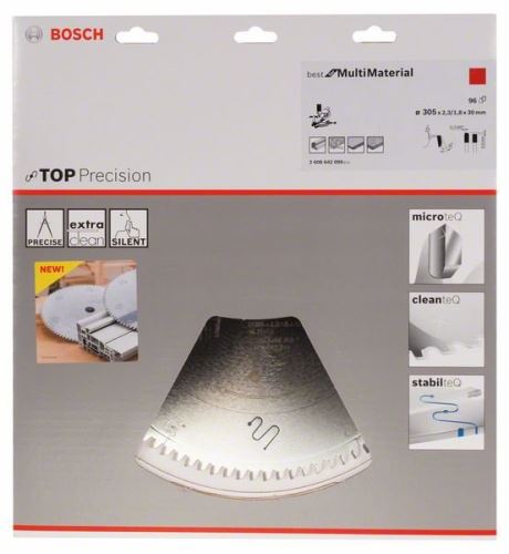 BOSCH körfűrészlap Top Precision Best for Multi Material 305 x 30 x 2,3 mm, 96 2608642099