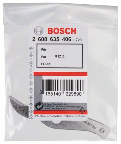 BOSCH Kés egyenesen GSZ 160-as egyenes vágás 1,6 mm-ig 2608635406