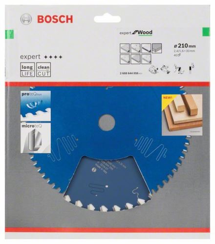 BOSCH Expert fűrészlap fához 210 x 30 x 2,4 mm, 40 2608644056