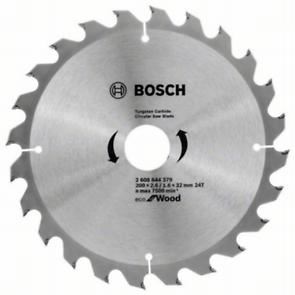 BOSCH Eco for Wood fűrészlap 200x2,6/1,6x32 24T 2608644379