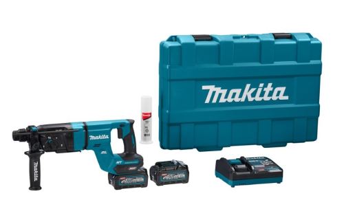 Makita Akkus kalapács SDS-Plus Li-ion XGT 40V/4.0Ah, tok HR007GM201