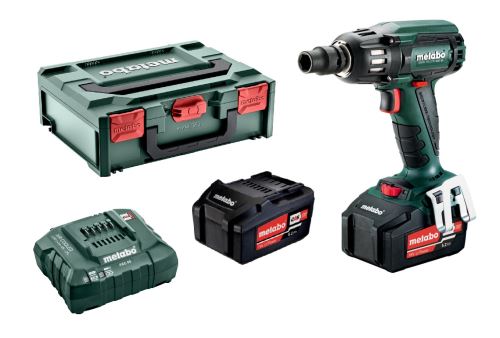 METABO Akkus ütvecsavarozó kulcs SSW 18 LTX 400 BL 2x5,2 Ah 602205650