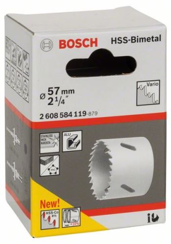 BOSCH HSS bimetál lyukasztó szabványos adapterhez 57 mm, 2 1/4" 2608584119