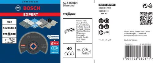 BOSCH EXPERT STARLOCK ACZ85RD4, 10 db 2608900035