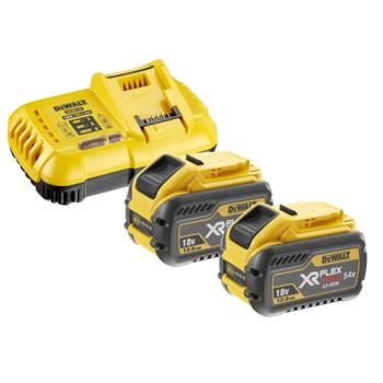 DEWALT 18/54V 2x 12.0Ah FLEXVOLT akkumulátor + töltő DCB118Y2