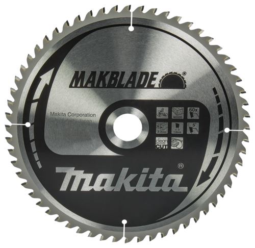 MAKITA fafűrészlap MAKBLADE 260x2,3x30 mm 60 fogú B-32801