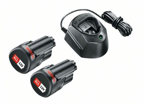 Bosch indítókészlet 12 V (2x 1,5 Ah és GAL 1210 CV) 1600A01L3E