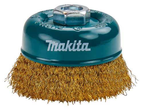 MAKITA sárgaréz drótkefe, hullámos huzal 0,3 mm, 90 mm D-39780