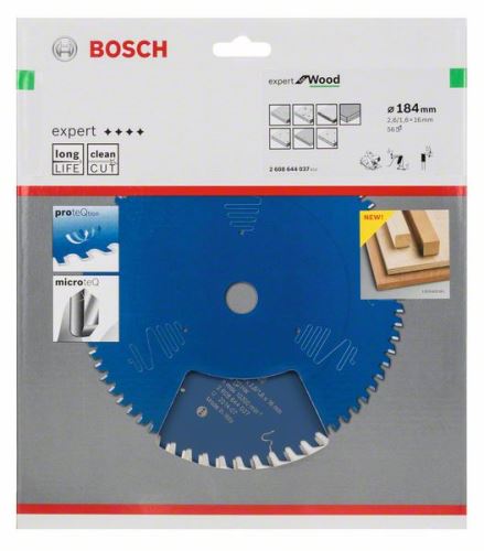 BOSCH fűrészlap Expert fához 184 x 16 x 2,6 mm, 56 2608644037