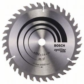 BOSCH Optiline Wood fűrészlap 184 x 16 x 2,6 mm, 36 2608640818