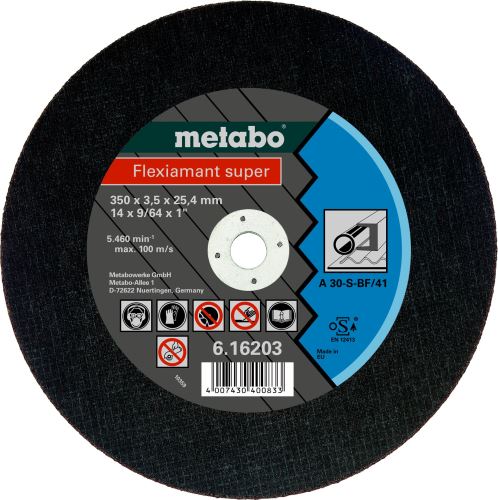 METABO Vágótárcsa - acél-FLEXI SUPER 300x3,0x25,4 616202000