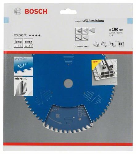 BOSCH Expert fűrészlap alumíniumhoz 160 x 20 x 2,2 mm, 52 2608644094